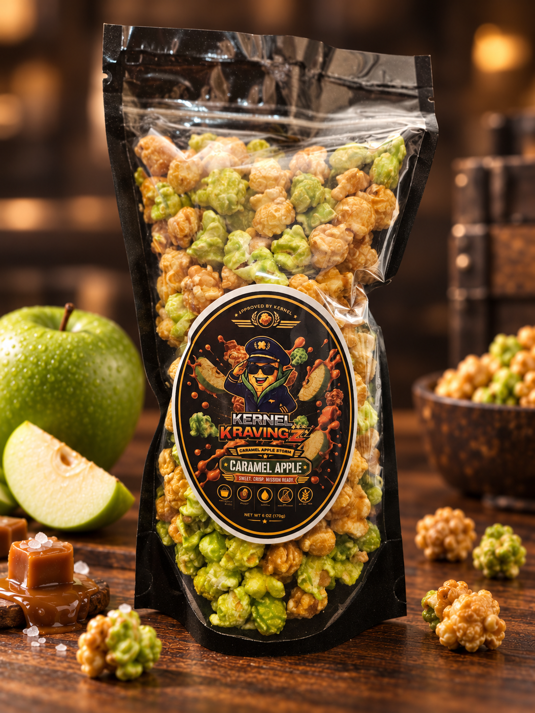Caramel Apple Storm - Caramel Apple Popcorn 6.0oz
