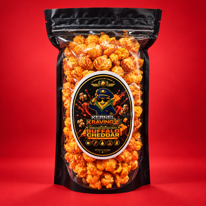 Operation Buffalo Blitz - Buffalo Cheddar Popcorn 3.5oz