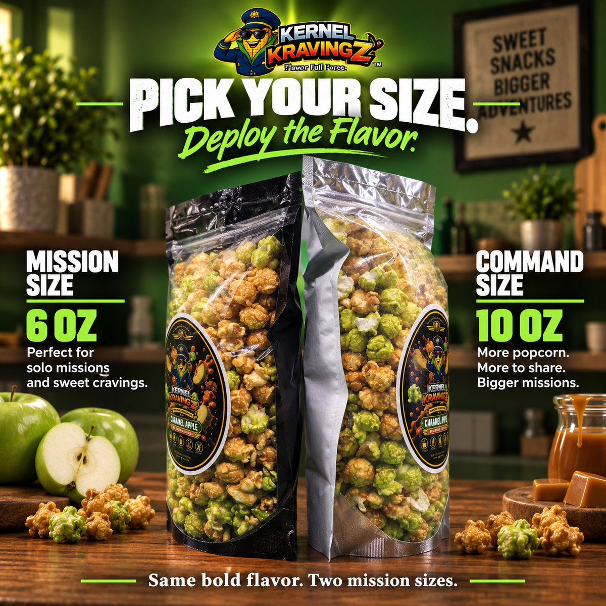 Caramel Apple Storm - Caramel Apple Popcorn 6.0oz