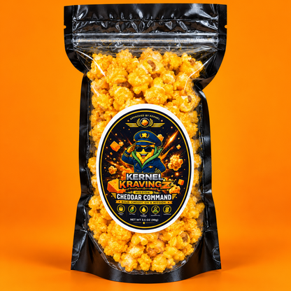Cheddar Command - Cheddar Popcorn 3.5oz