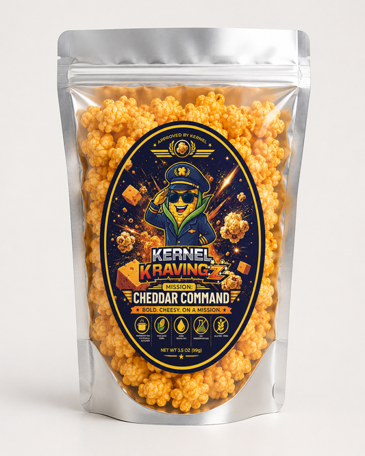 Cheddar Command - Cheddar Popcorn 3.5 oz