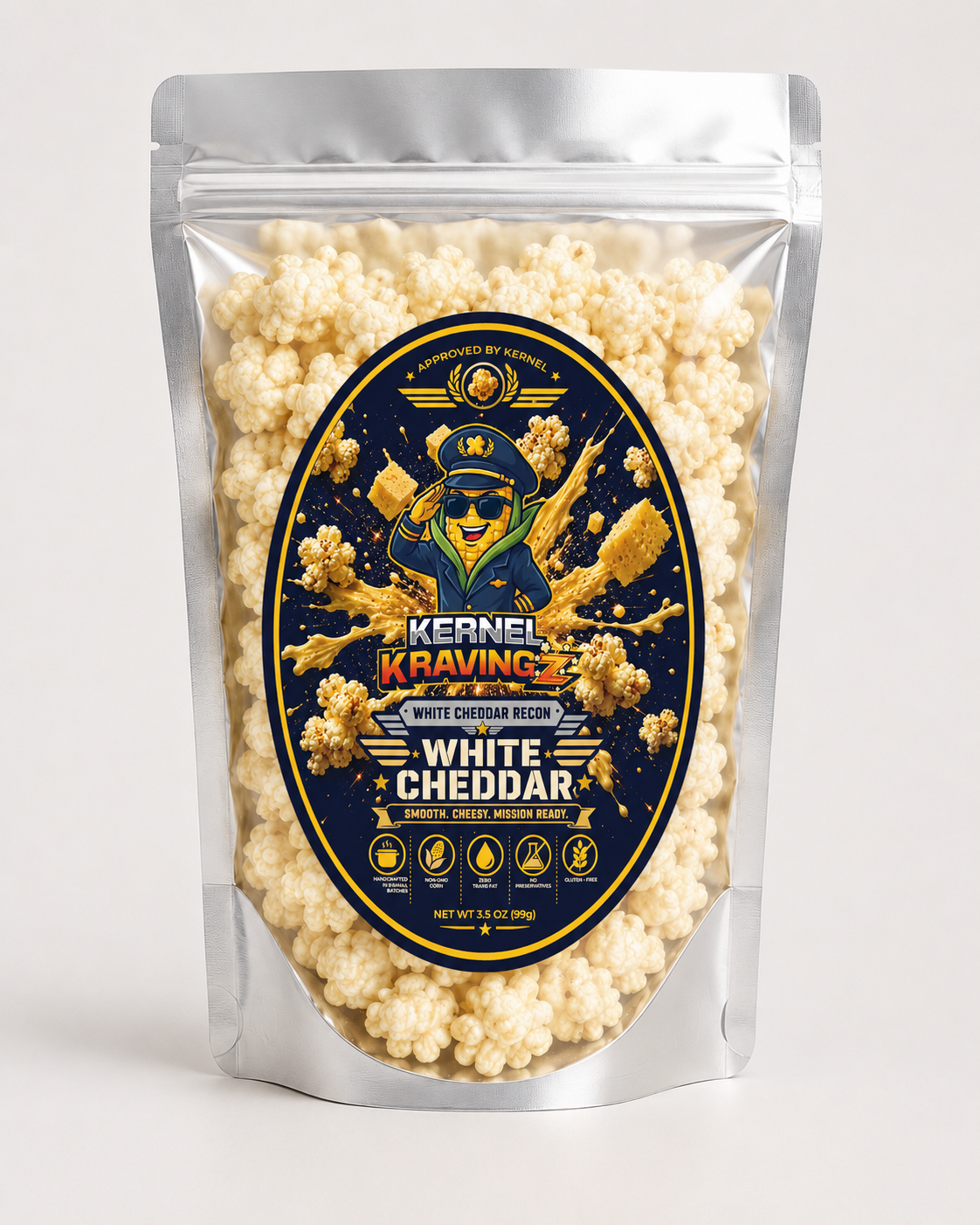 White Cheddar Recon - White Cheddar Popcorn 3.5 oz