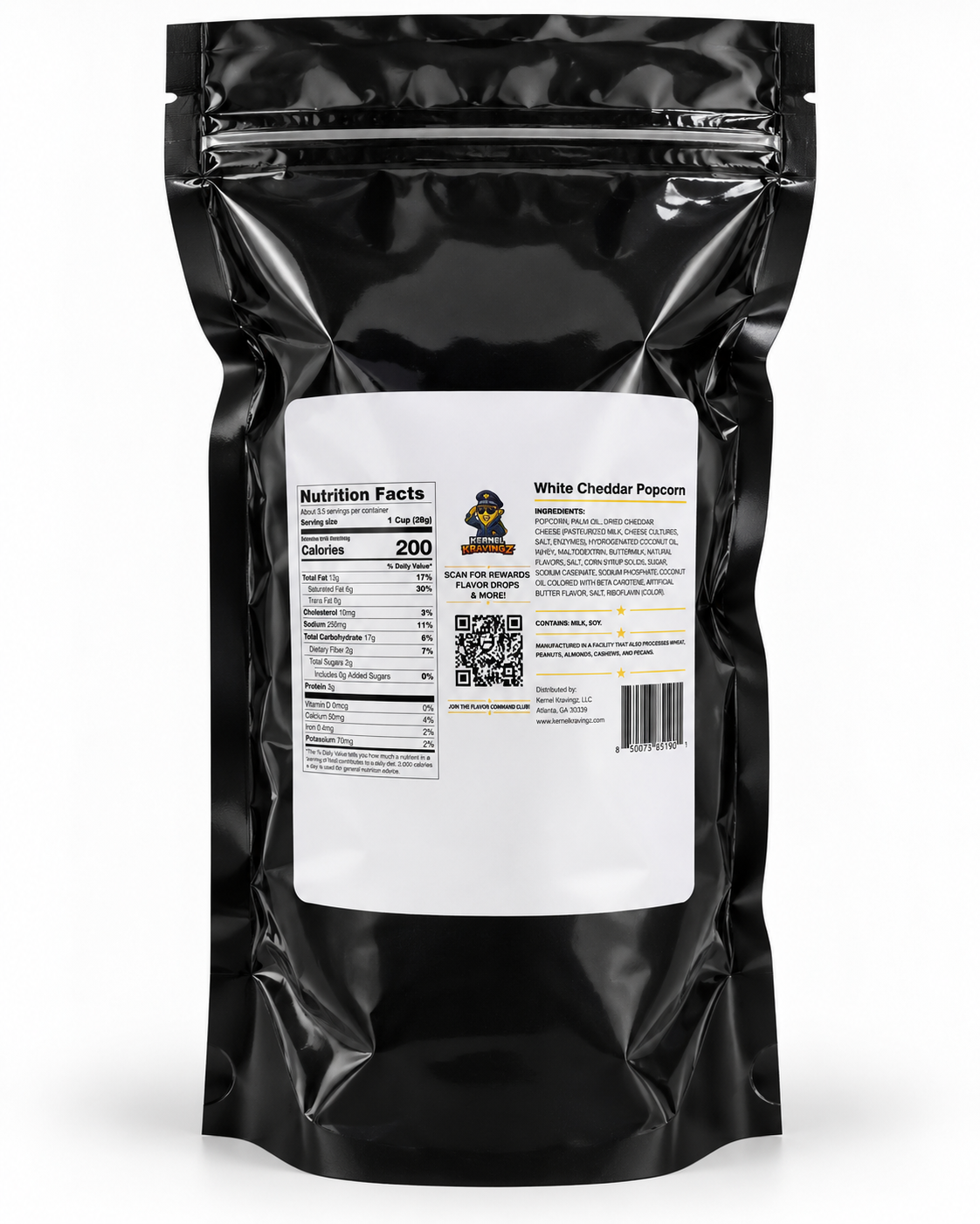 White Cheddar Recon - White Cheddar Popcorn 3.5oz